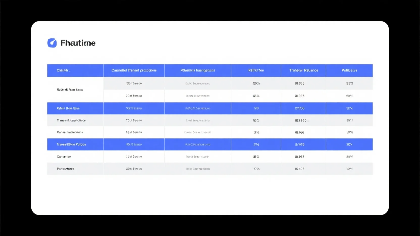 Comprehensive Guide to Transfer Refund Policies, Cancelled Procedures, Timeframes, Fee Comparisons, and Insurance Options
